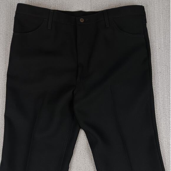 Wrangler Rancher Vintage Dress Boot Jeans Men 42X32 Black Western Cowboy Stretch - Picture 6 of 13